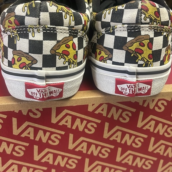 Kids' Vans Doheny Canvas Checkerboard Pizza Skate Shoes (Size 5) - Picture 7 of 13
